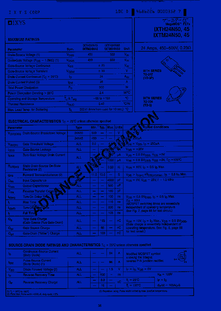 IXTM24N45_1936444.PDF Datasheet
