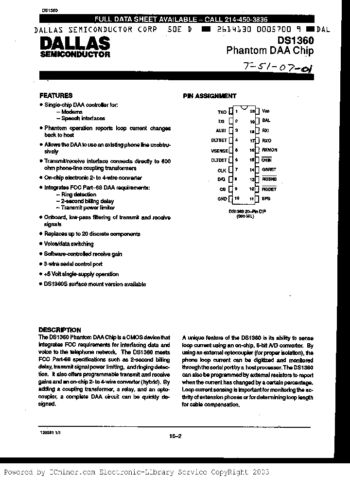 DS1360SN_1940012.PDF Datasheet