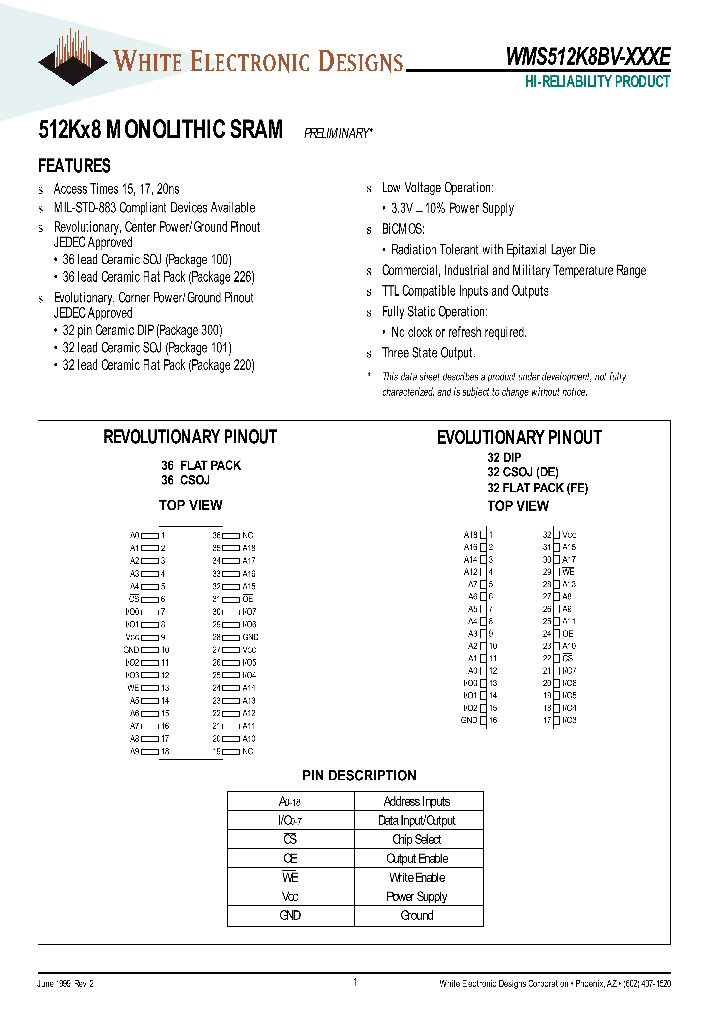 WMS512K8BV-20E_1943522.PDF Datasheet
