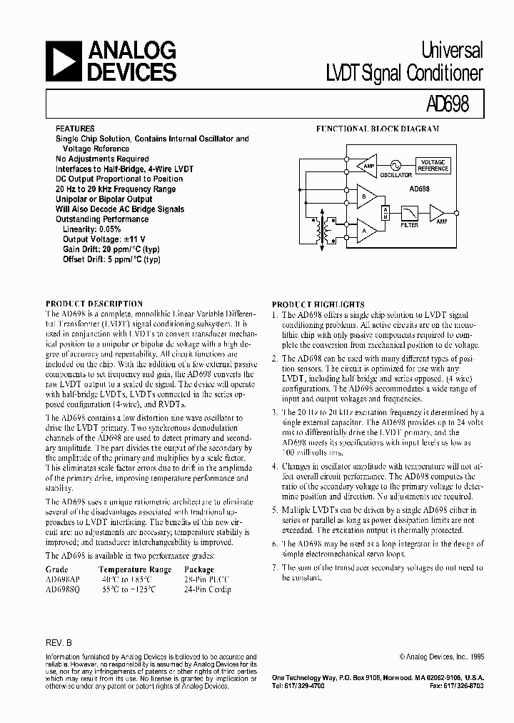 AD698_1945707.PDF Datasheet