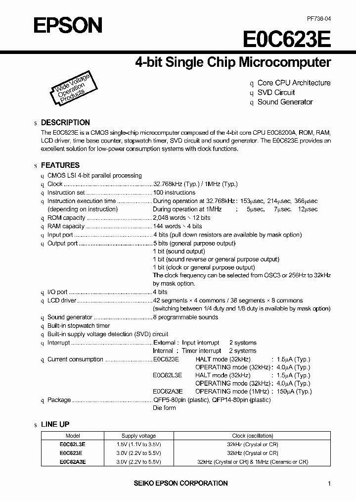 E0C623E_1945725.PDF Datasheet