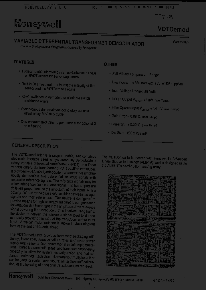 VDTDEMOD_1946000.PDF Datasheet