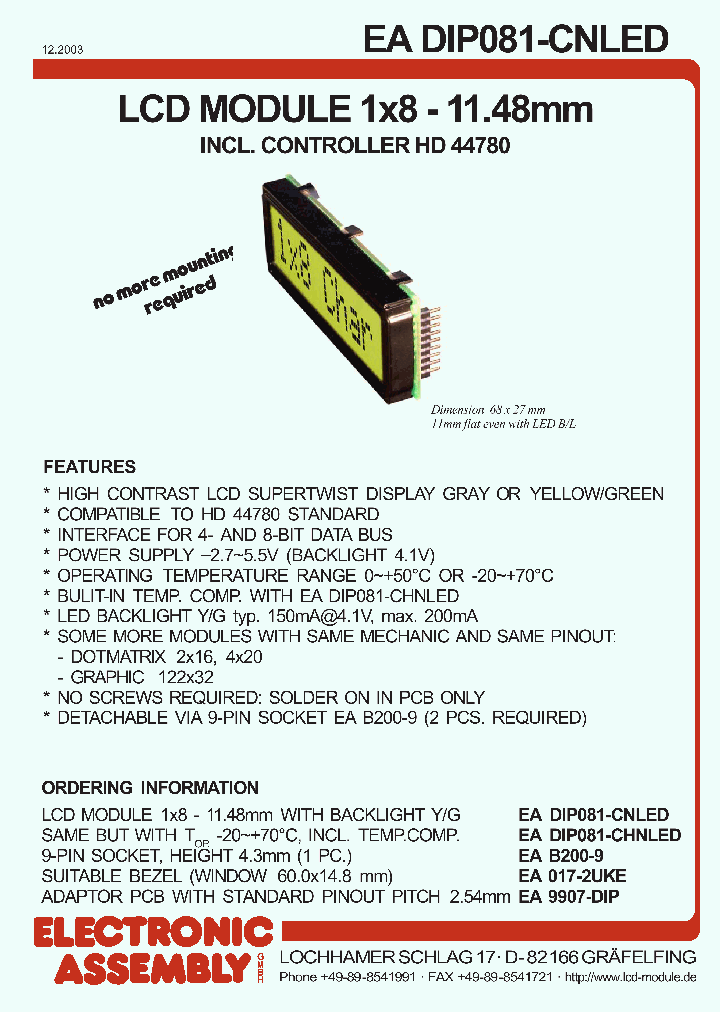 EADIP081-CNLED_1946282.PDF Datasheet