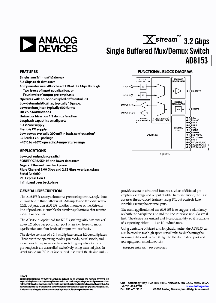 AD8153_1946737.PDF Datasheet