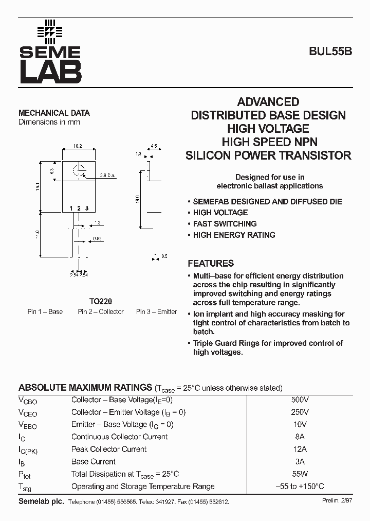 BUL55B_1946880.PDF Datasheet