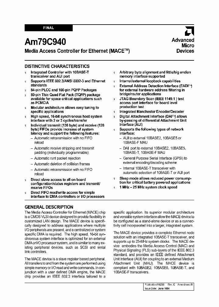 AM79C940_1953378.PDF Datasheet