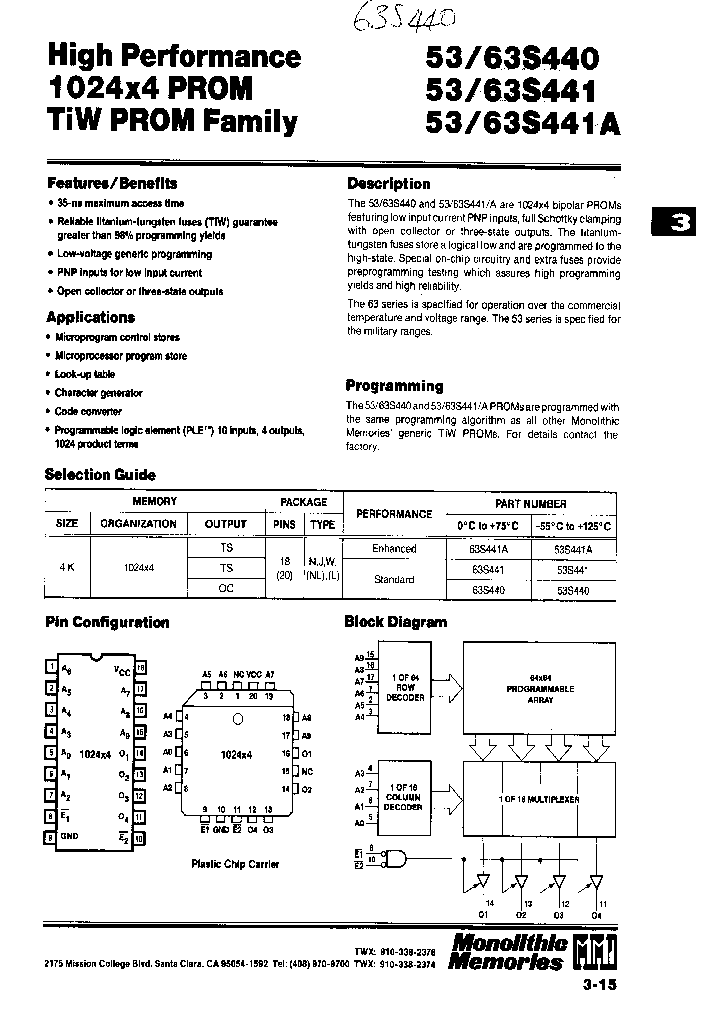 53S441_1961201.PDF Datasheet