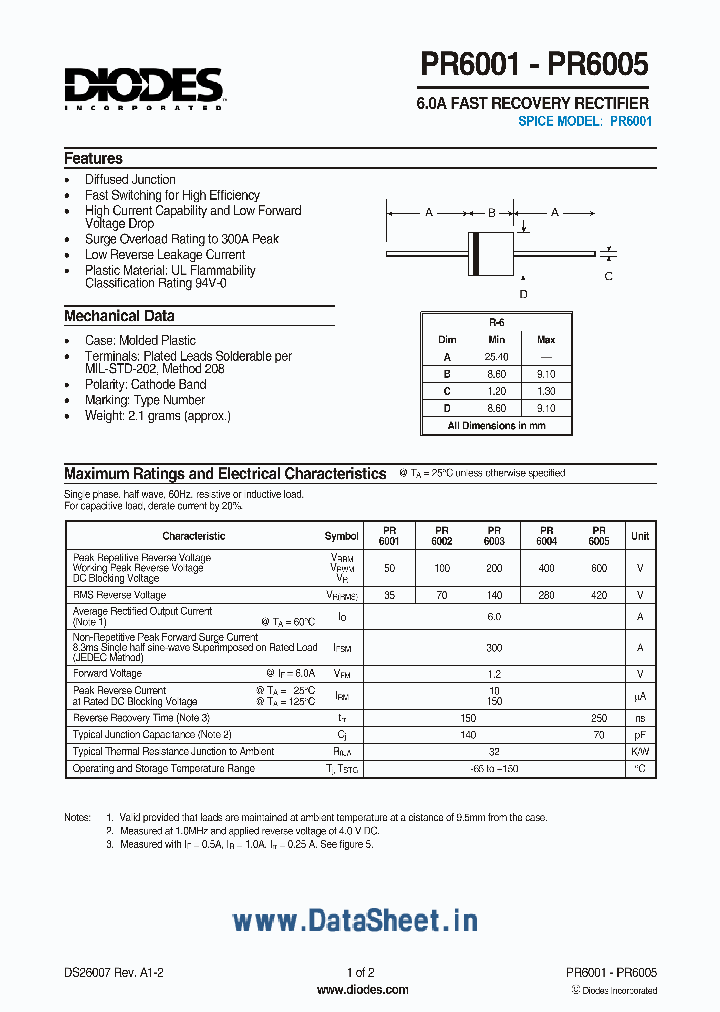 PR6001_1961970.PDF Datasheet