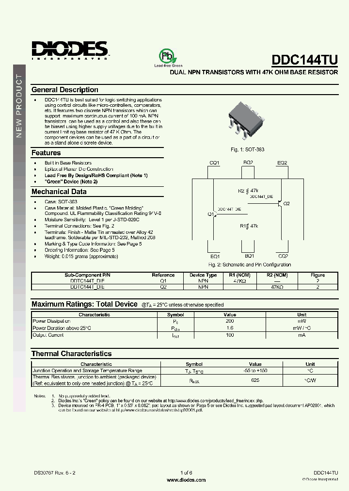 DDC144TU-7_1964563.PDF Datasheet