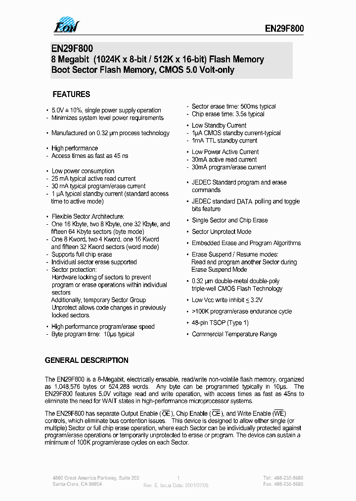 EN29F800_1969301.PDF Datasheet