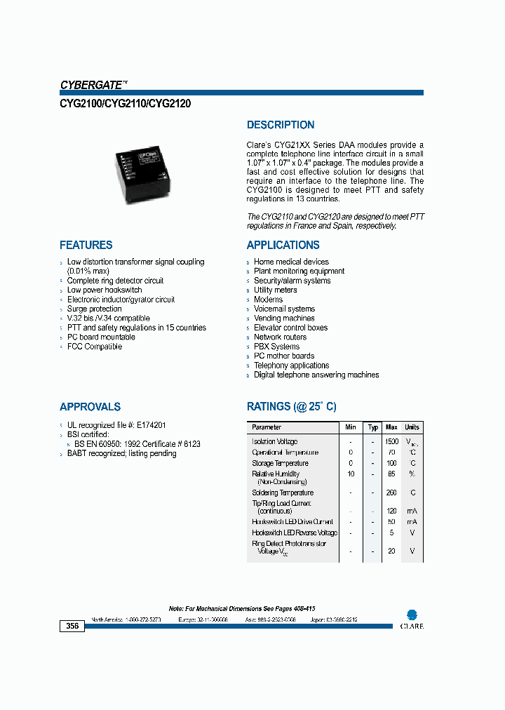 CYG2100_1972669.PDF Datasheet