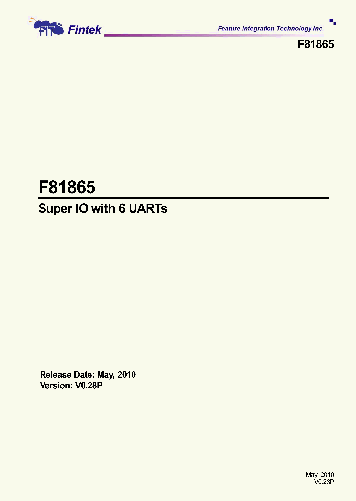 F81865_1974197.PDF Datasheet