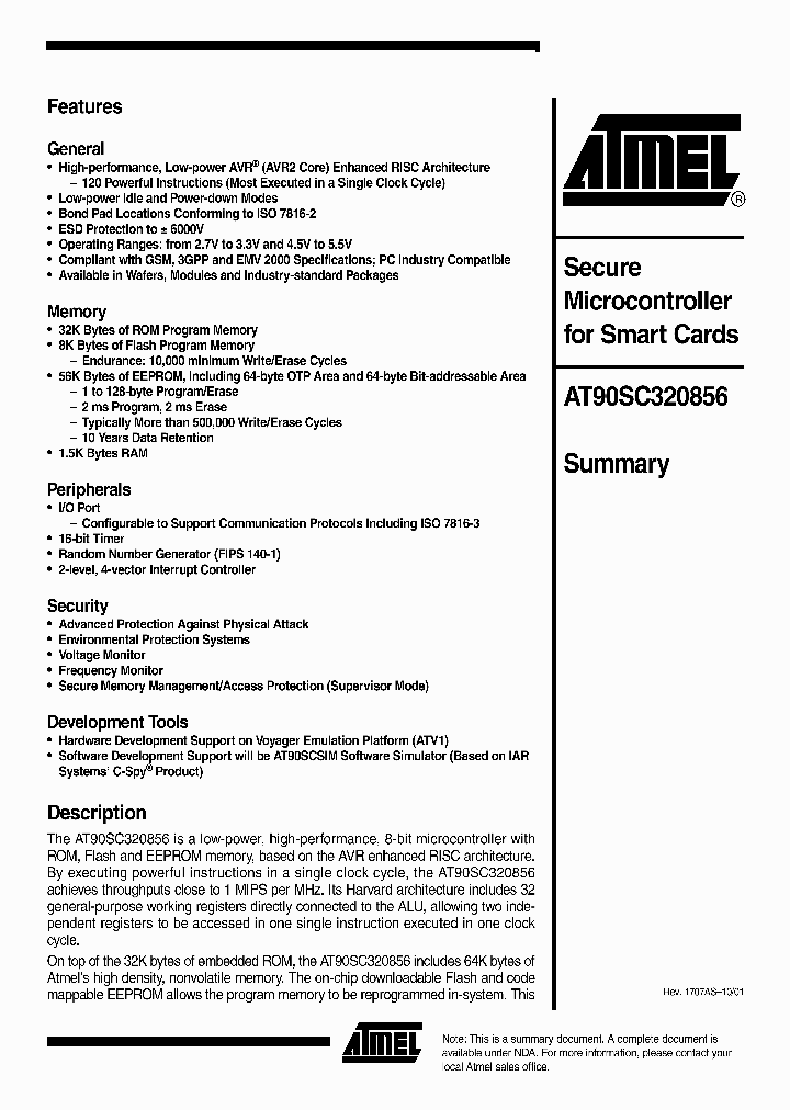 AT90SC320856_1981421.PDF Datasheet