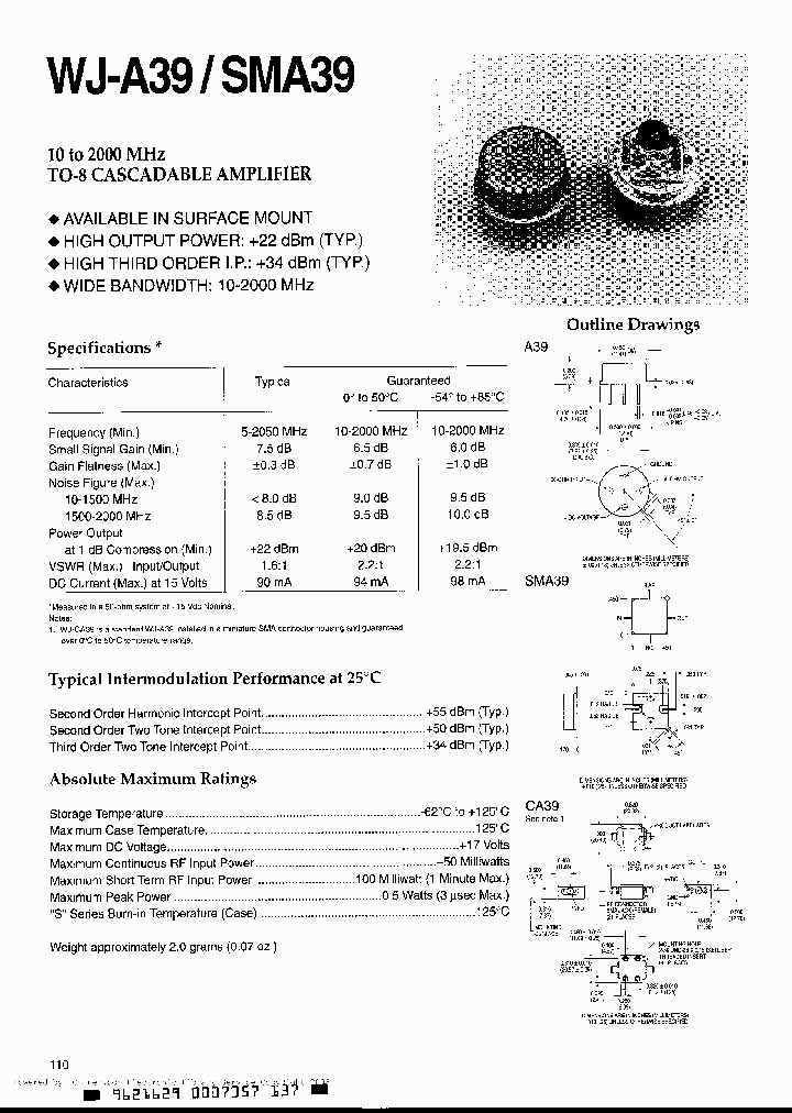 WJ-A39_1982147.PDF Datasheet