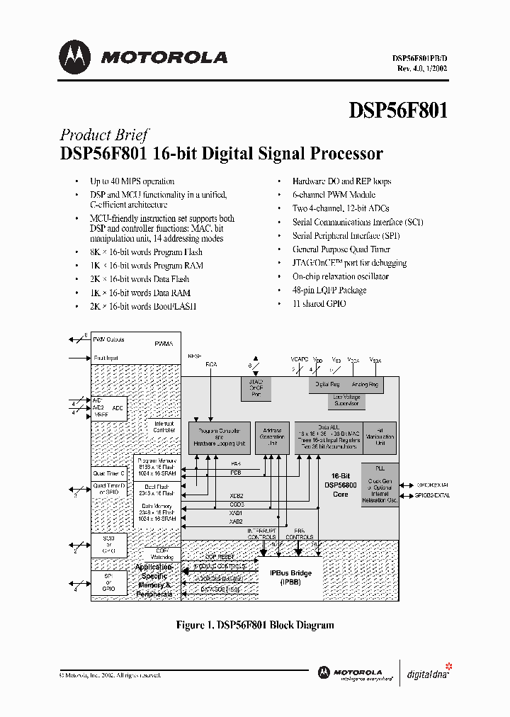 DSP56F801PB_1983283.PDF Datasheet