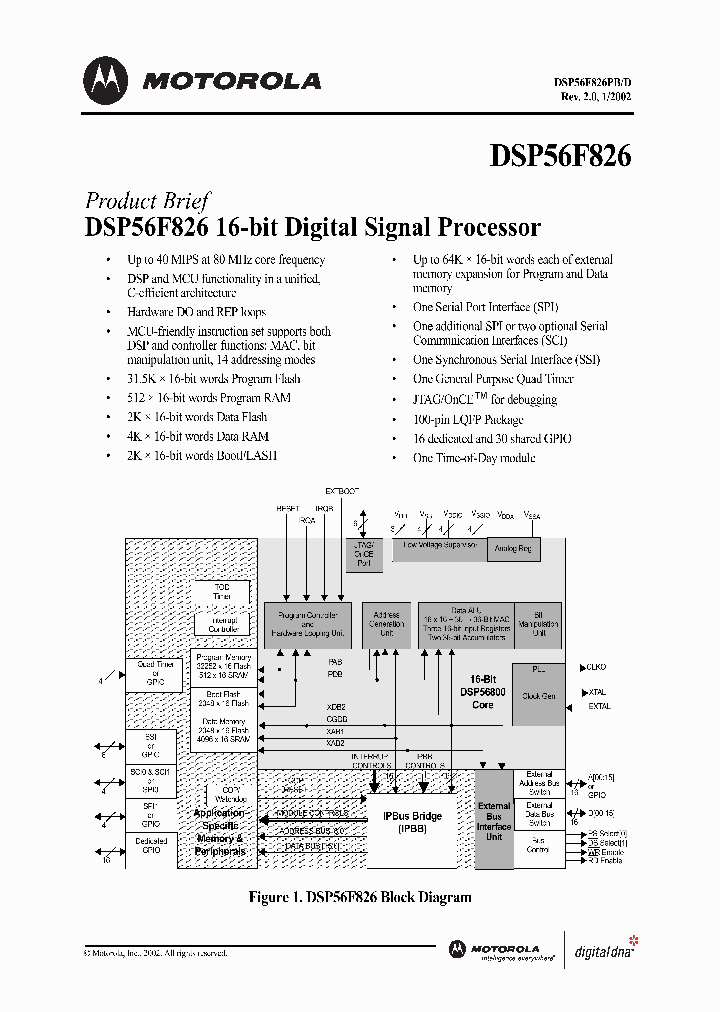 DSP56F826PB_1983288.PDF Datasheet