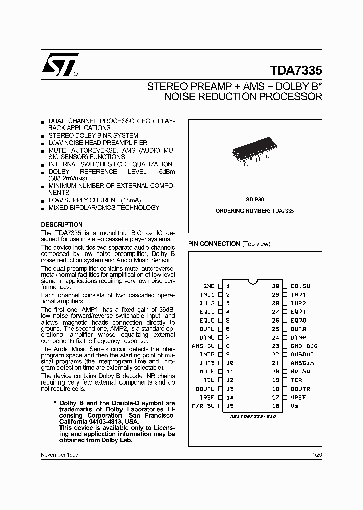 TDA7335_1986565.PDF Datasheet