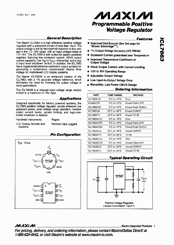 ICL7663_1986968.PDF Datasheet