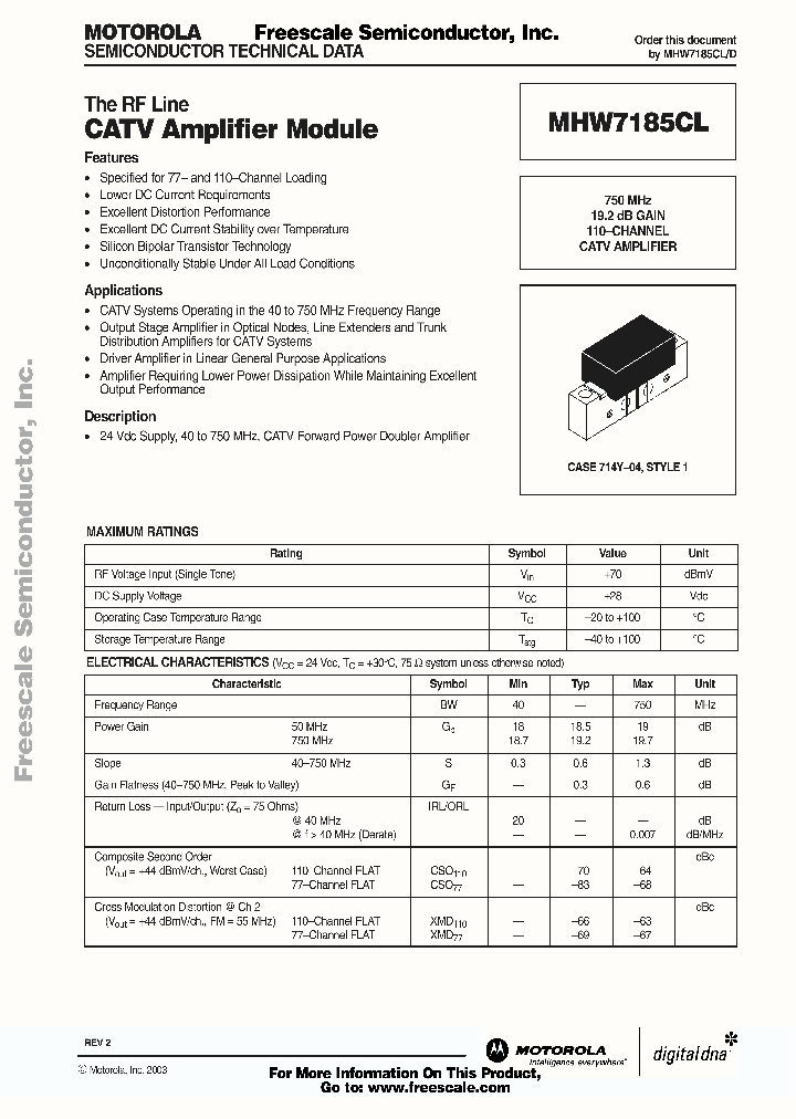 MHW7185CL_1987015.PDF Datasheet