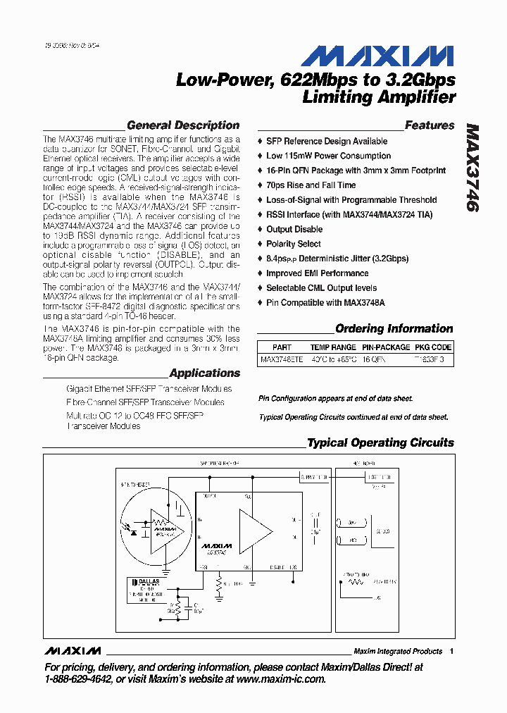 MAX3746_1990780.PDF Datasheet