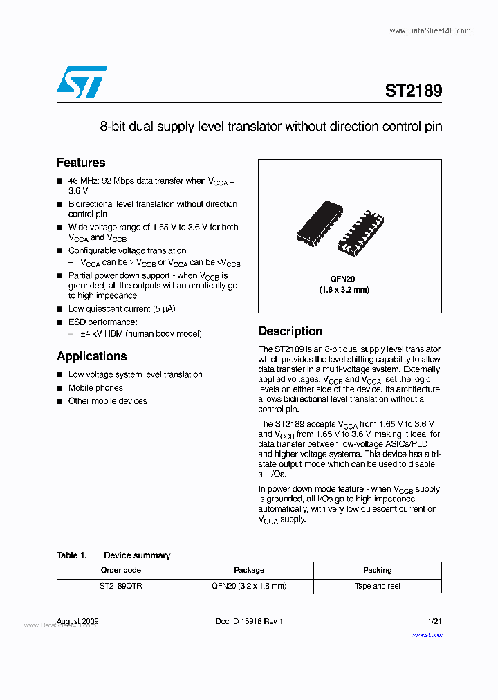 ST2189_1997977.PDF Datasheet