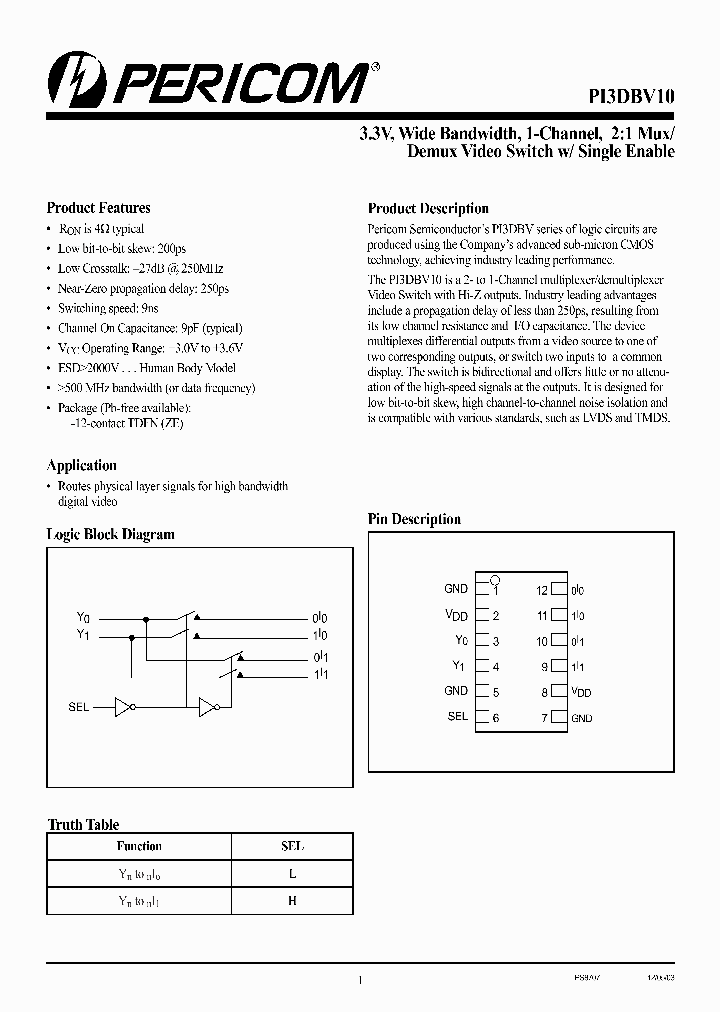PI3DBV10_1998328.PDF Datasheet