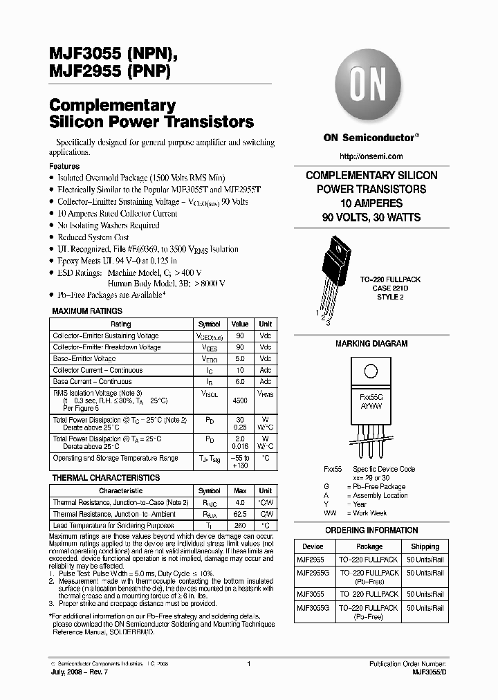 MJF2955G_2000045.PDF Datasheet