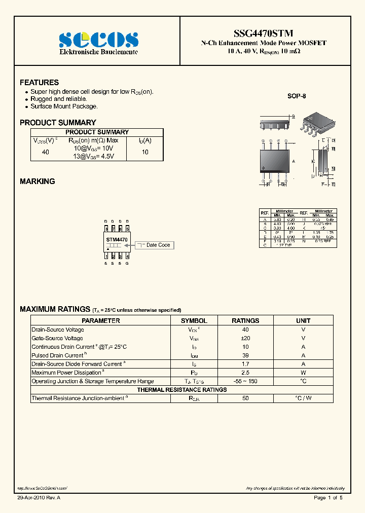 SSG4470STM_2000635.PDF Datasheet