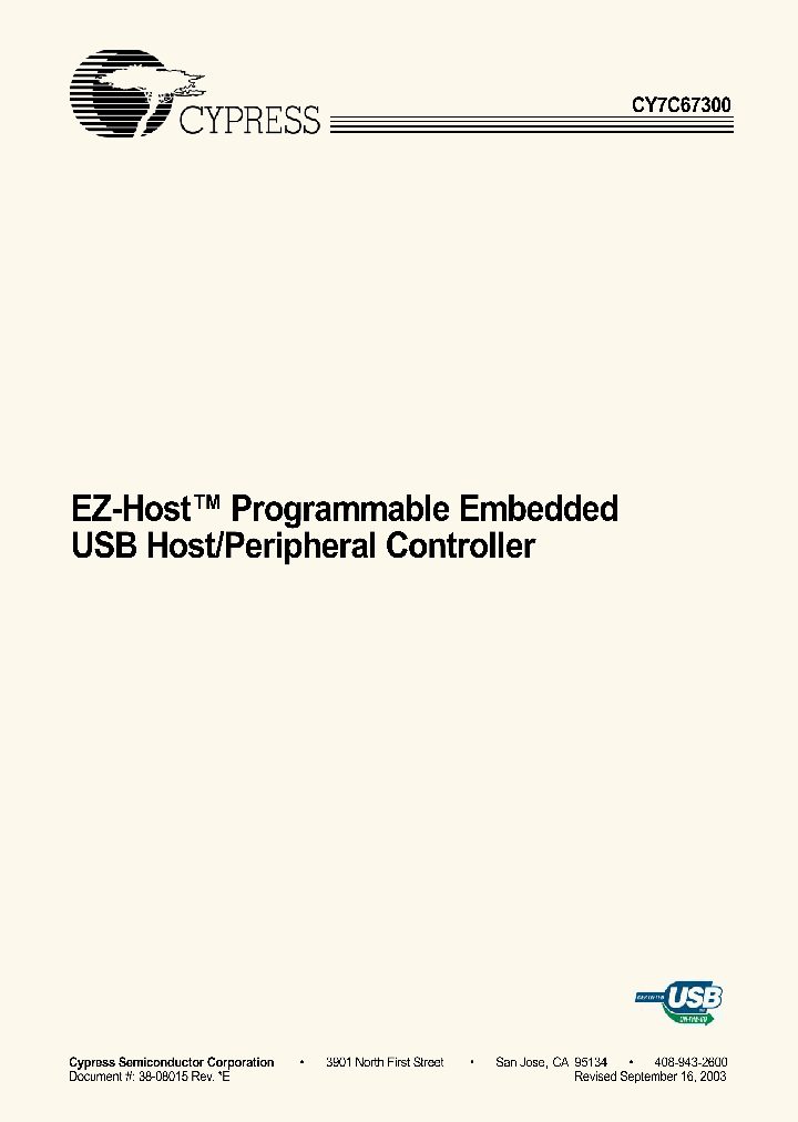 CY7C67300_2002952.PDF Datasheet