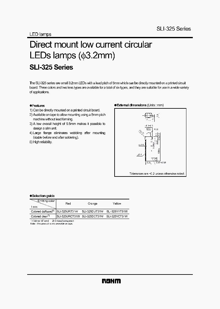 SLI-325DCW_2004514.PDF Datasheet