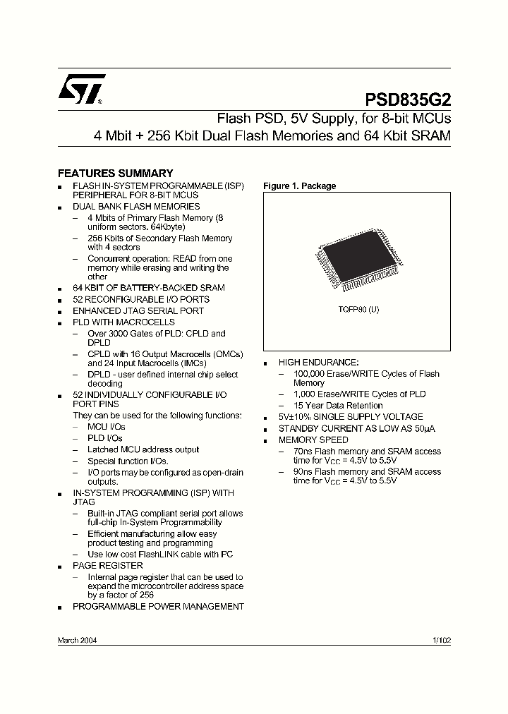 PSD835G2-70U_2008009.PDF Datasheet