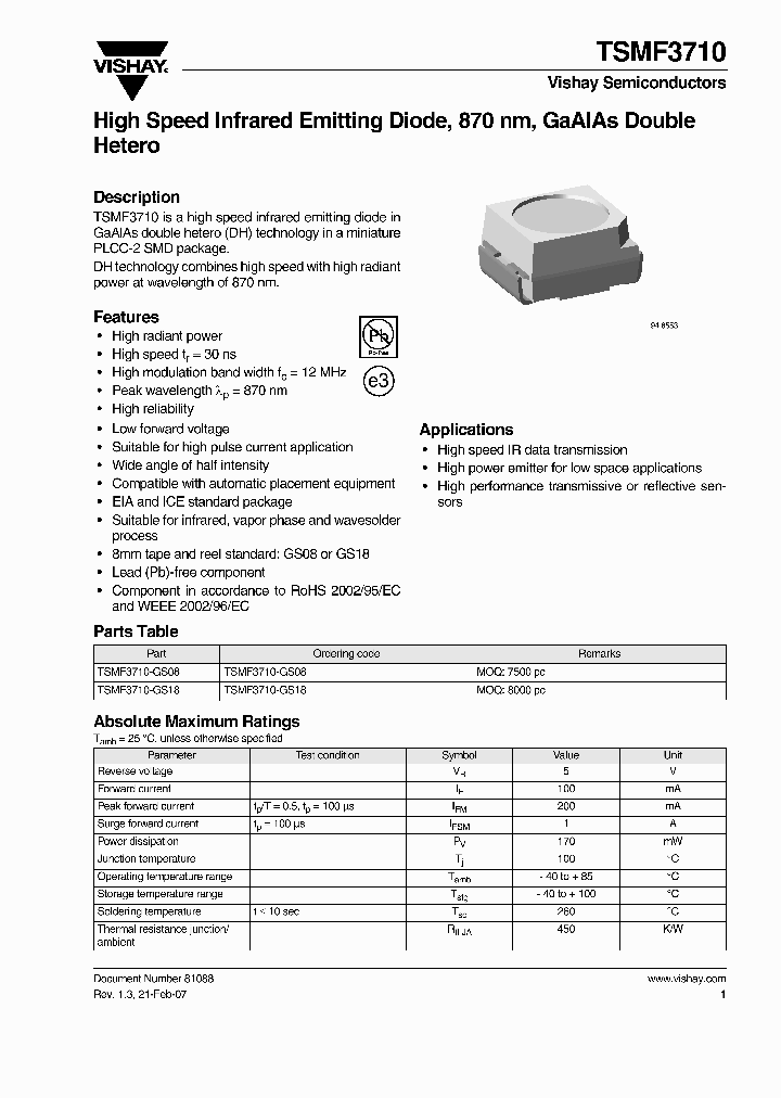 TSMF3710_2009655.PDF Datasheet
