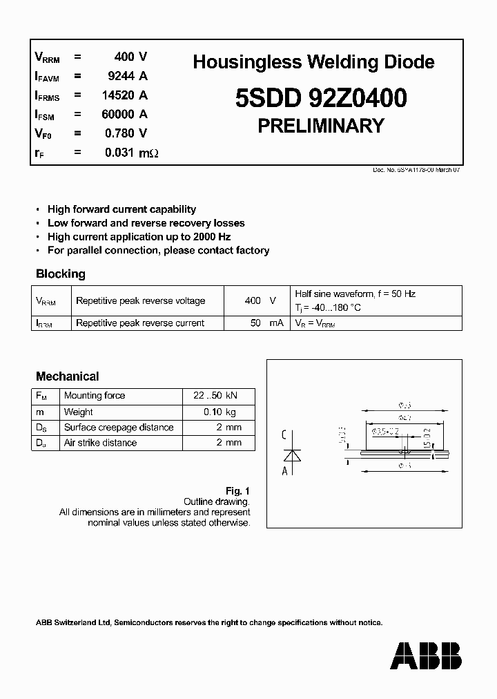 5SDD92Z0400_2010083.PDF Datasheet