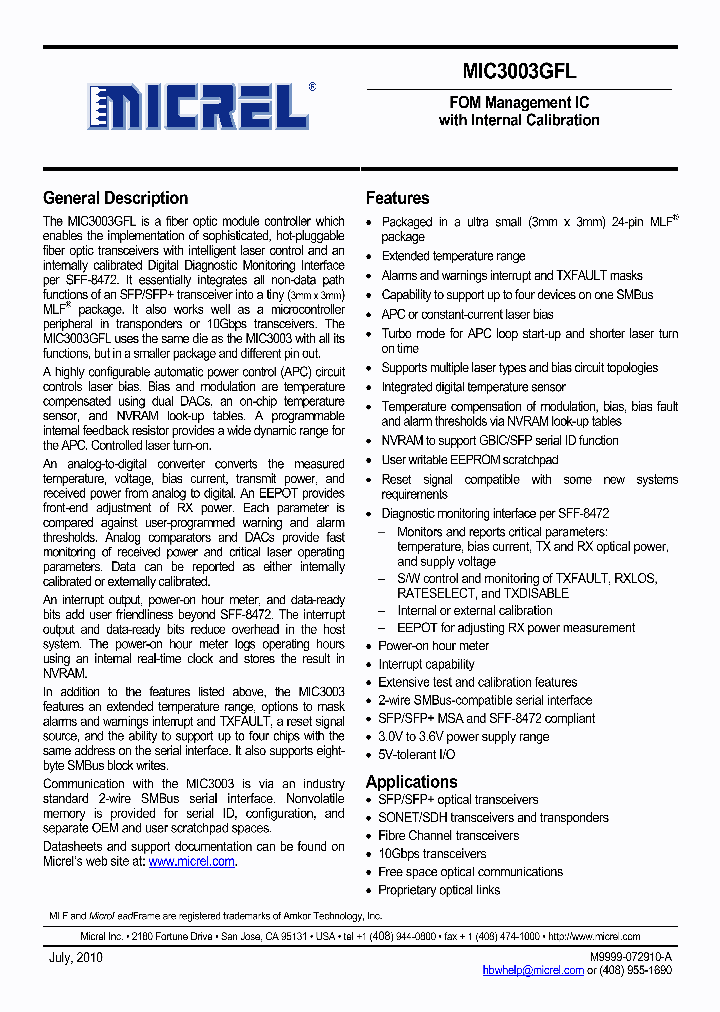 MIC3003GFL_2011765.PDF Datasheet