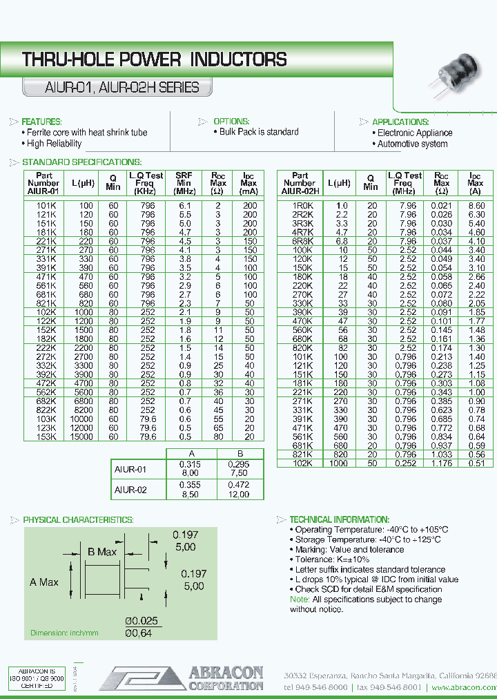 AIUR-01_2013444.PDF Datasheet