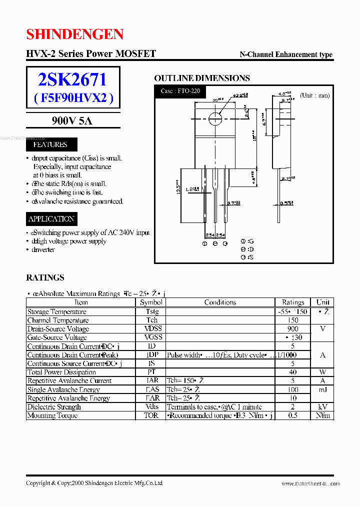 K2671_2014083.PDF Datasheet