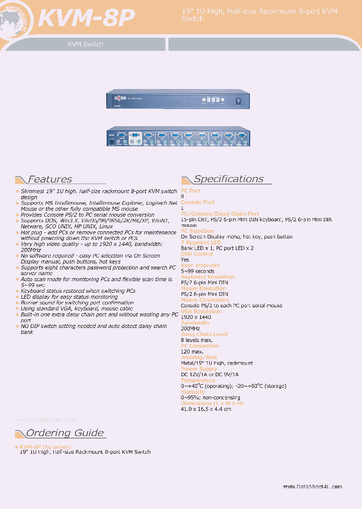 KVM-8P_2014264.PDF Datasheet