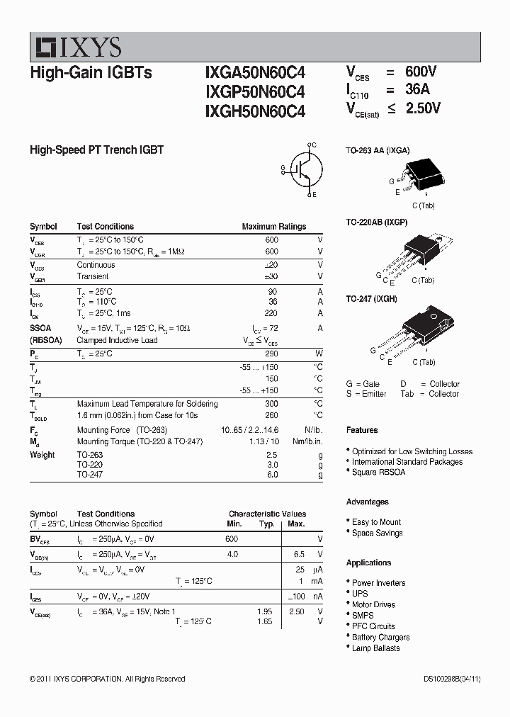 IXGA50N60C4_2019261.PDF Datasheet