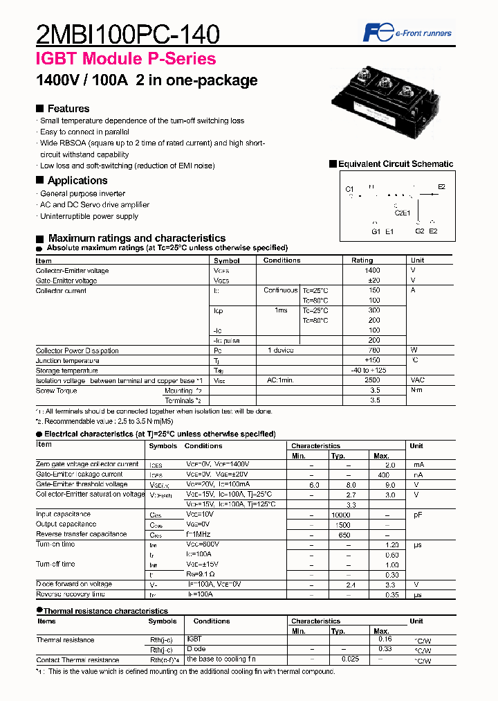 2MBI100PC-14004_2019847.PDF Datasheet