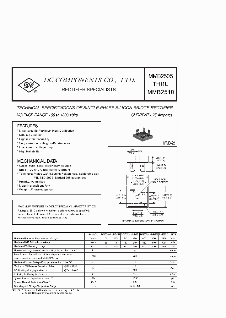 MMB258_2021054.PDF Datasheet