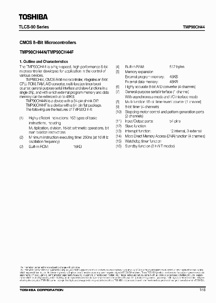 TMP90CH44_2022178.PDF Datasheet