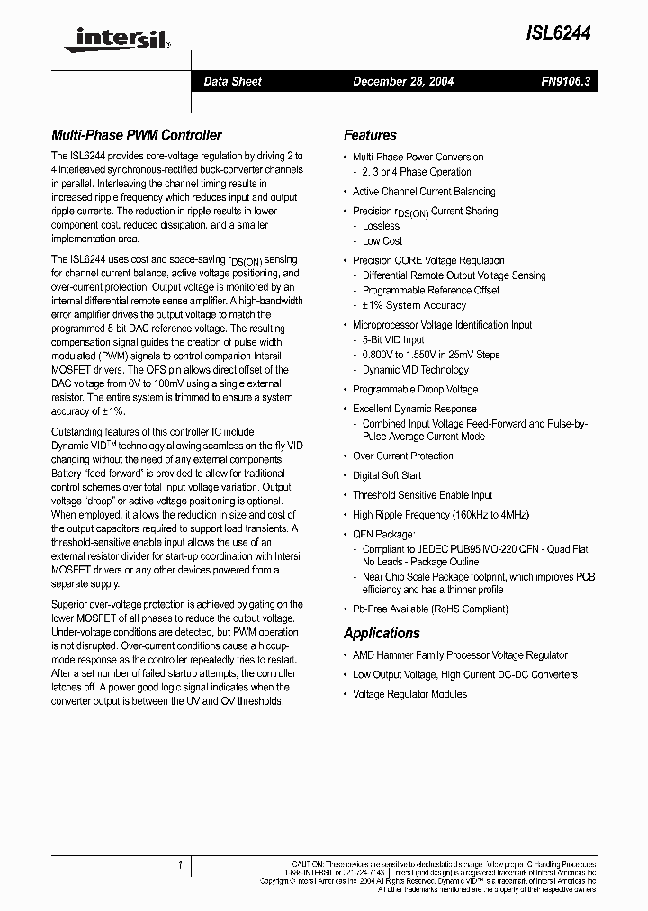 ISL6244_2021934.PDF Datasheet