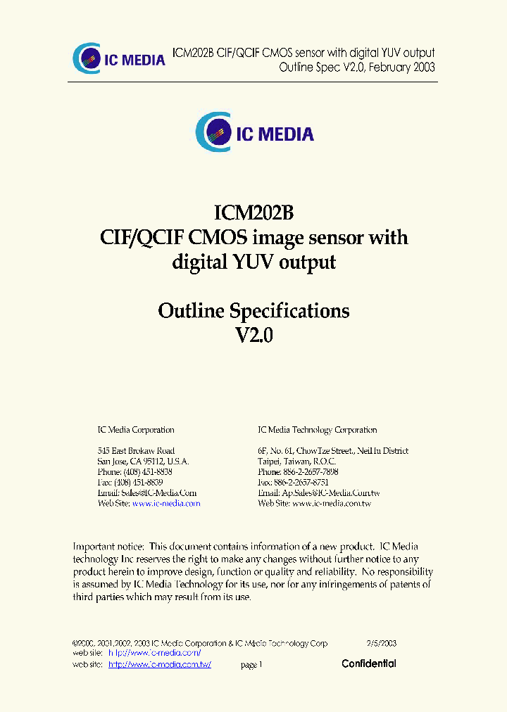 ICM-202B_2025878.PDF Datasheet
