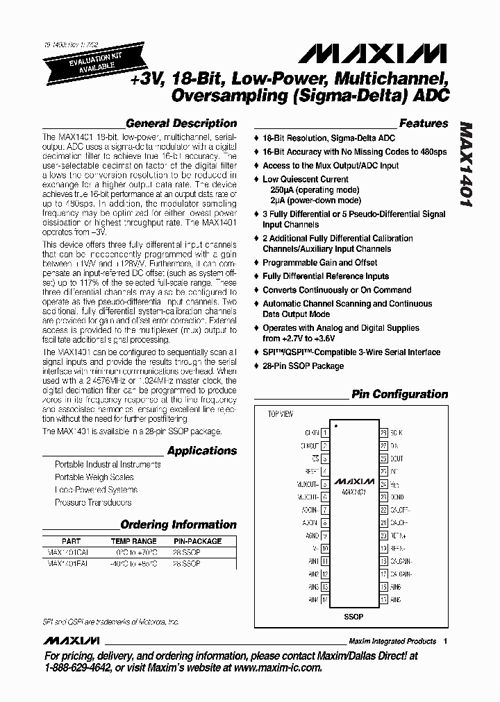 MAX1401_2024766.PDF Datasheet