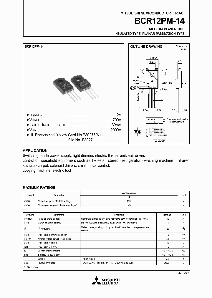 BCR12PM-14_2027594.PDF Datasheet