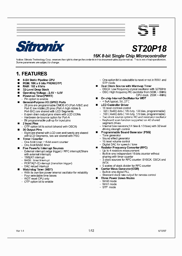 ST20P18_2031887.PDF Datasheet