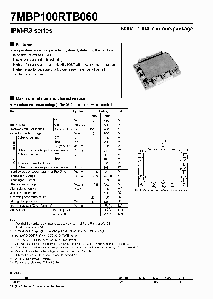 7MBP100RTB060_2030909.PDF Datasheet