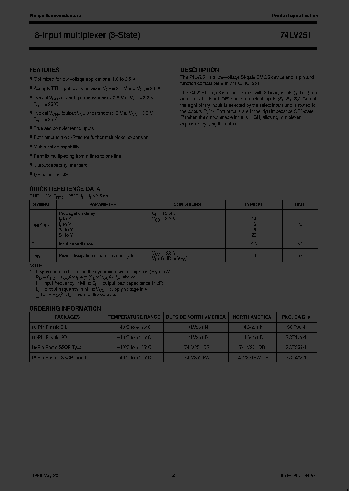 74LV251D-T_2034084.PDF Datasheet