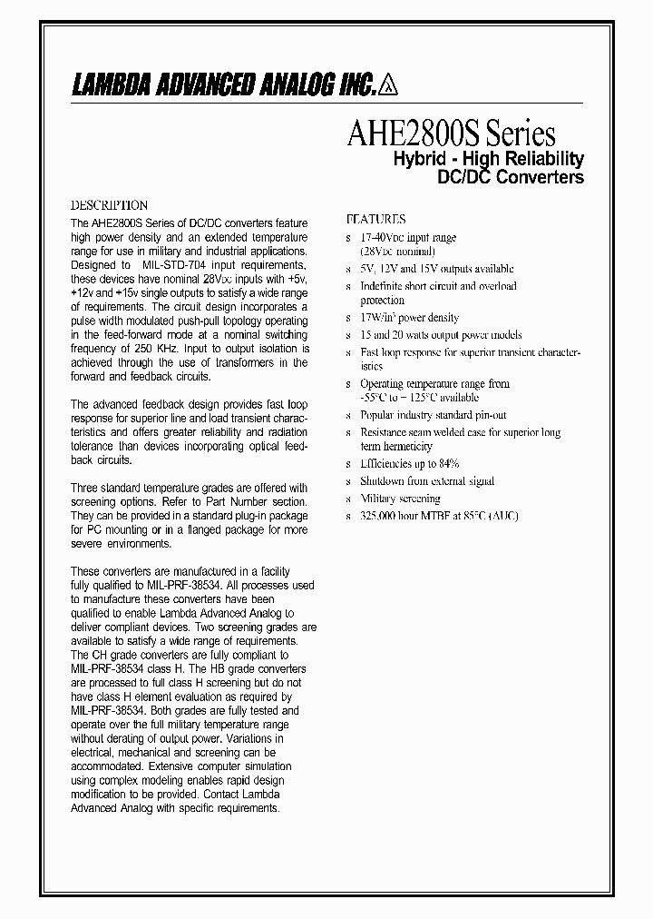 AHE2805SF-MSTR_2034233.PDF Datasheet