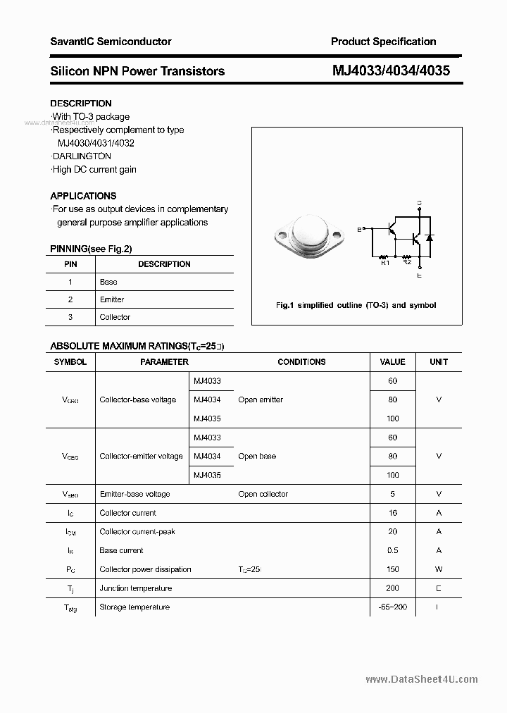 MJ4033_2031733.PDF Datasheet